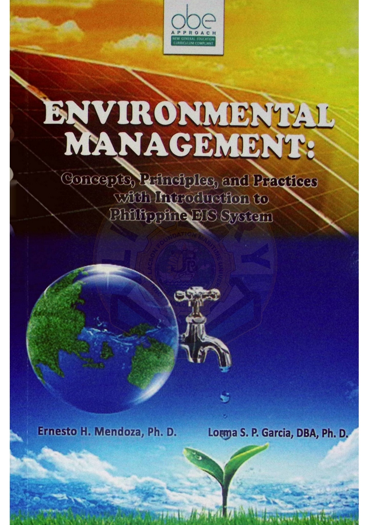 Environmental management by Mendoza et al. 2018